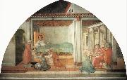 Fra Filippo Lippi The Birth and Naming of  St John the Baptist France oil painting artist